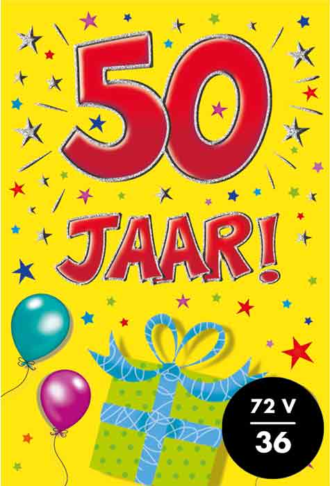 Verjaardagskaart That funny age 50 jaar