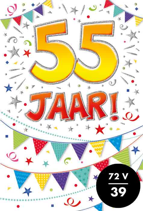 Verjaardagskaart That funny age 55 jaar