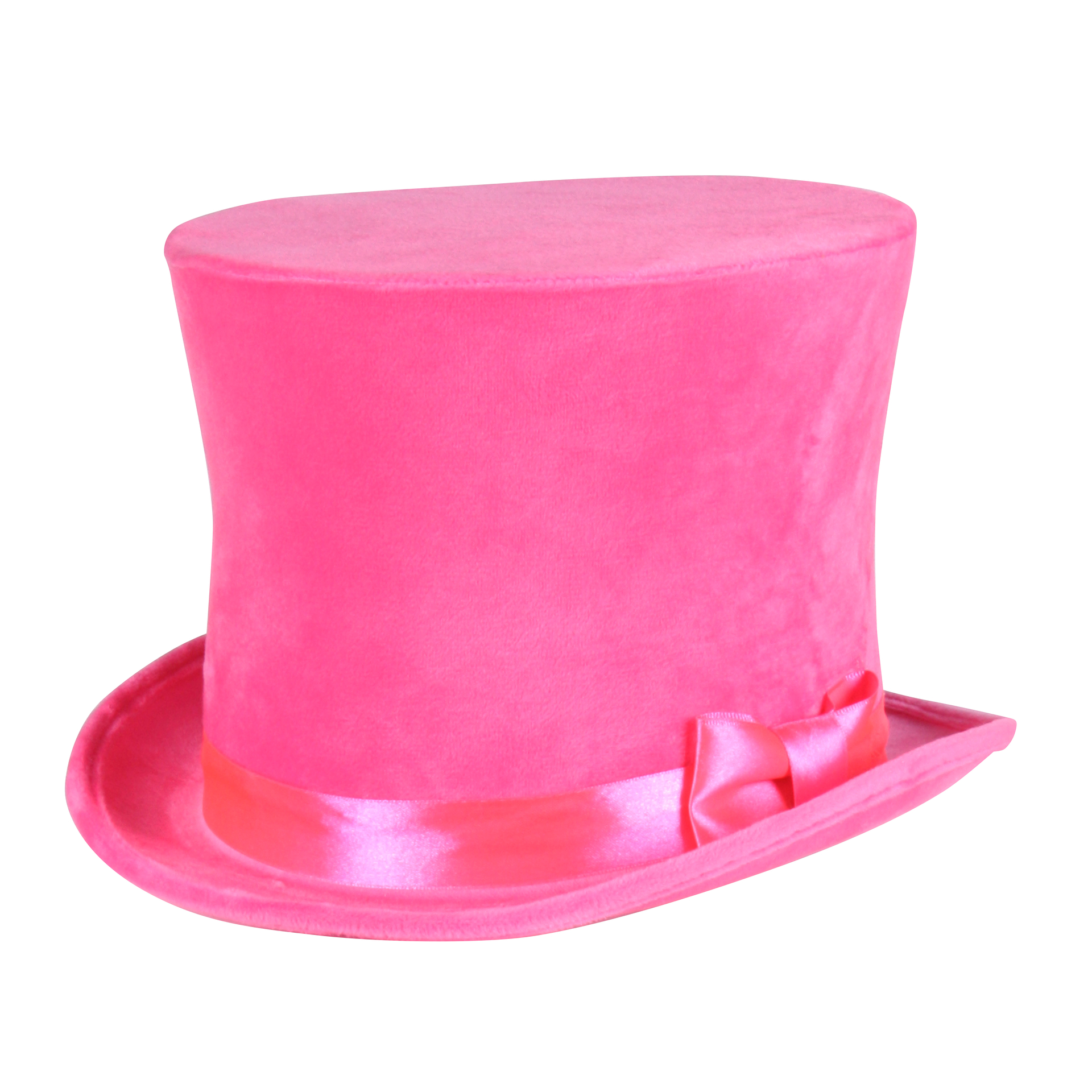 rekenkundig kompas vriendelijk Hoge hoed Flair neon roze | Feestartikelenshop.com