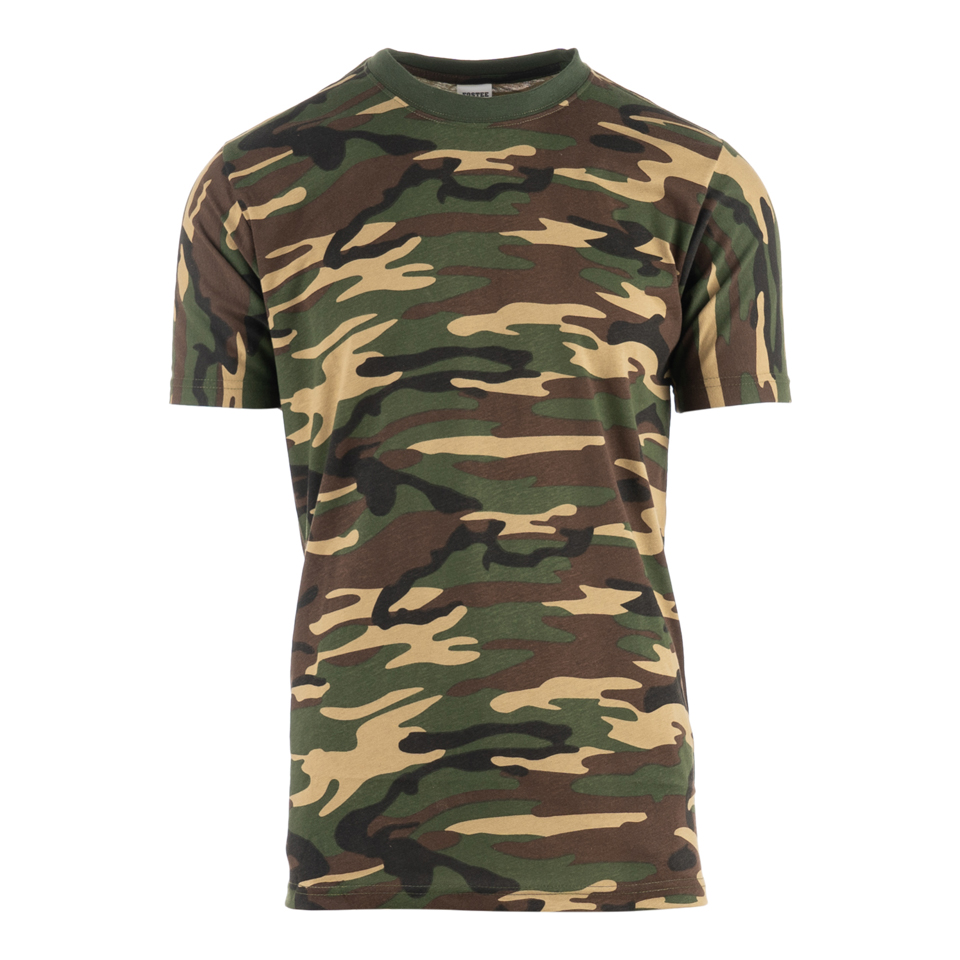 Leger t-shirt camouflage volwassenen