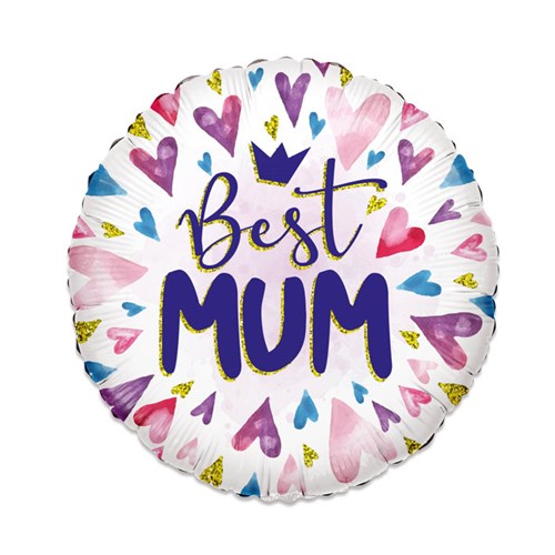 Folieballon ECO best mum 43 cm