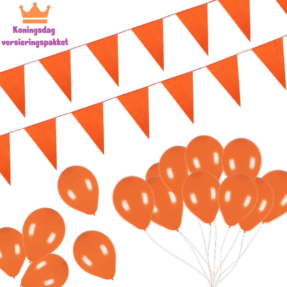 Oranje versiering feestpakket