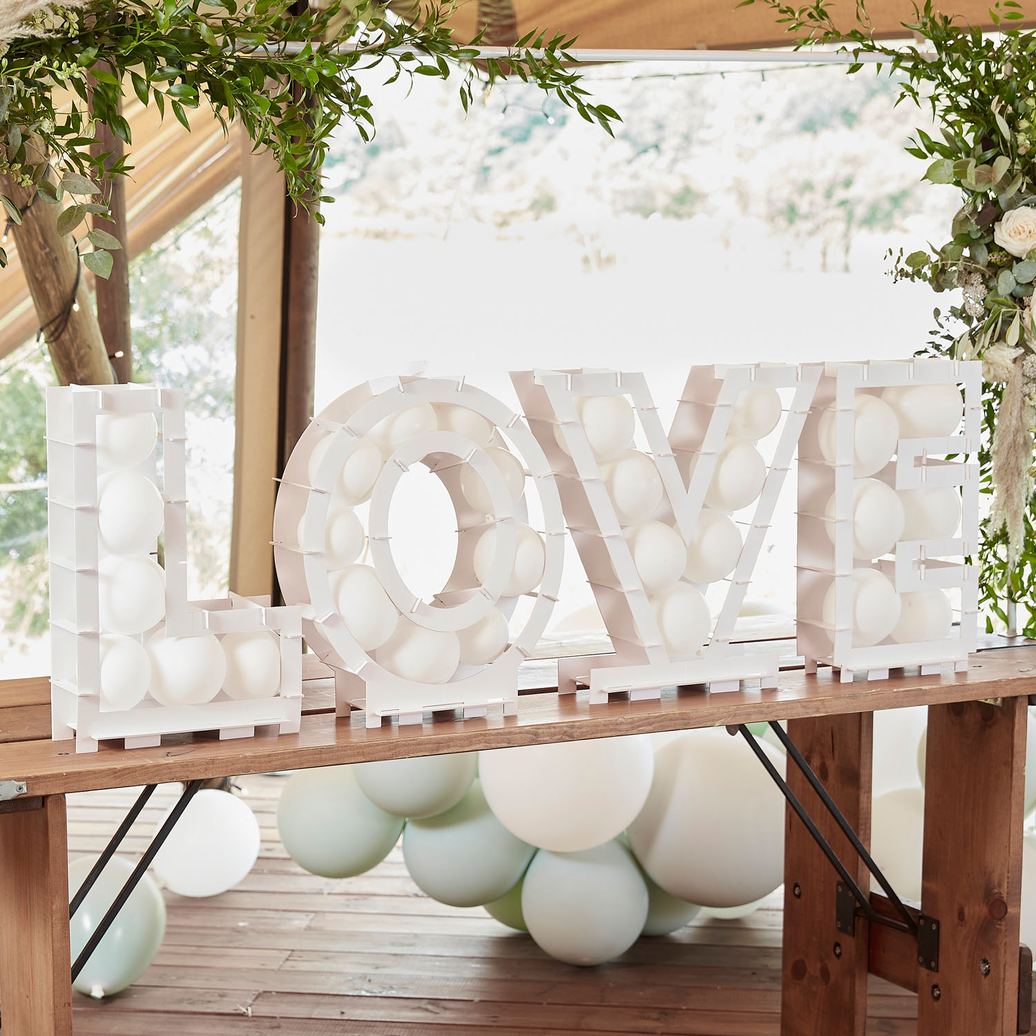 Ginger Ray - Wedding - Balloon Mosaic Love
