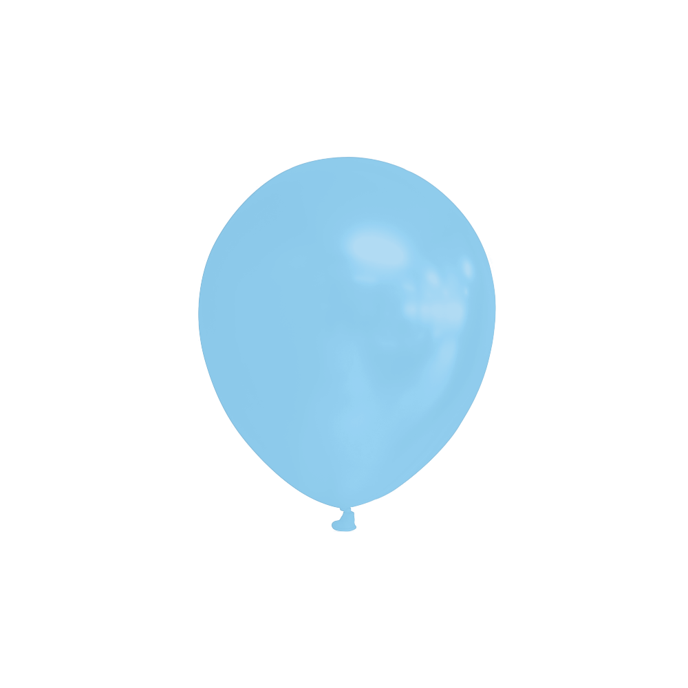 Ballonnen klein baby blauw 100 stuks