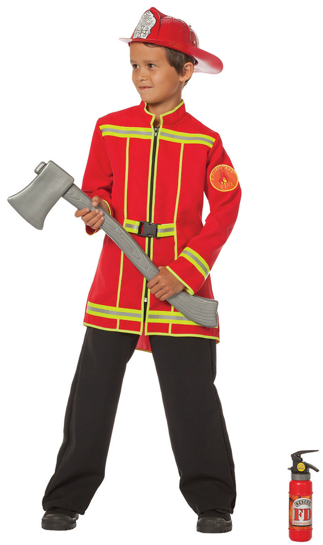 Brandweerjas rood jongen