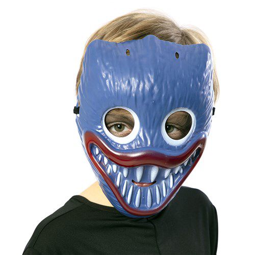 Blauw monster masker