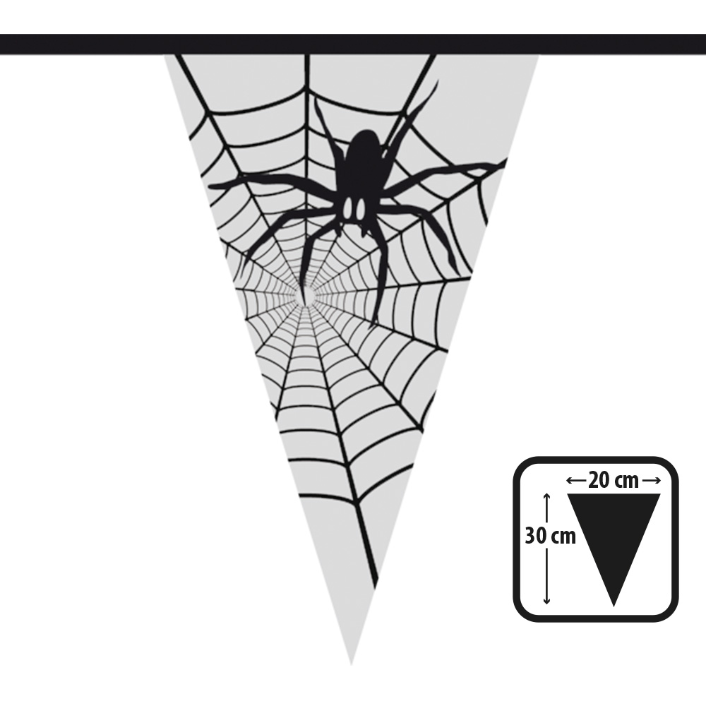 Vlaggenlijn Spinnen Halloween