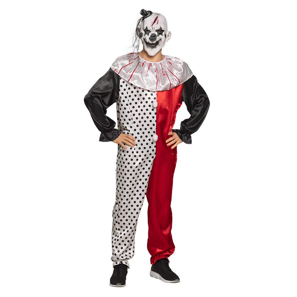 Psycho horror clown kostuum