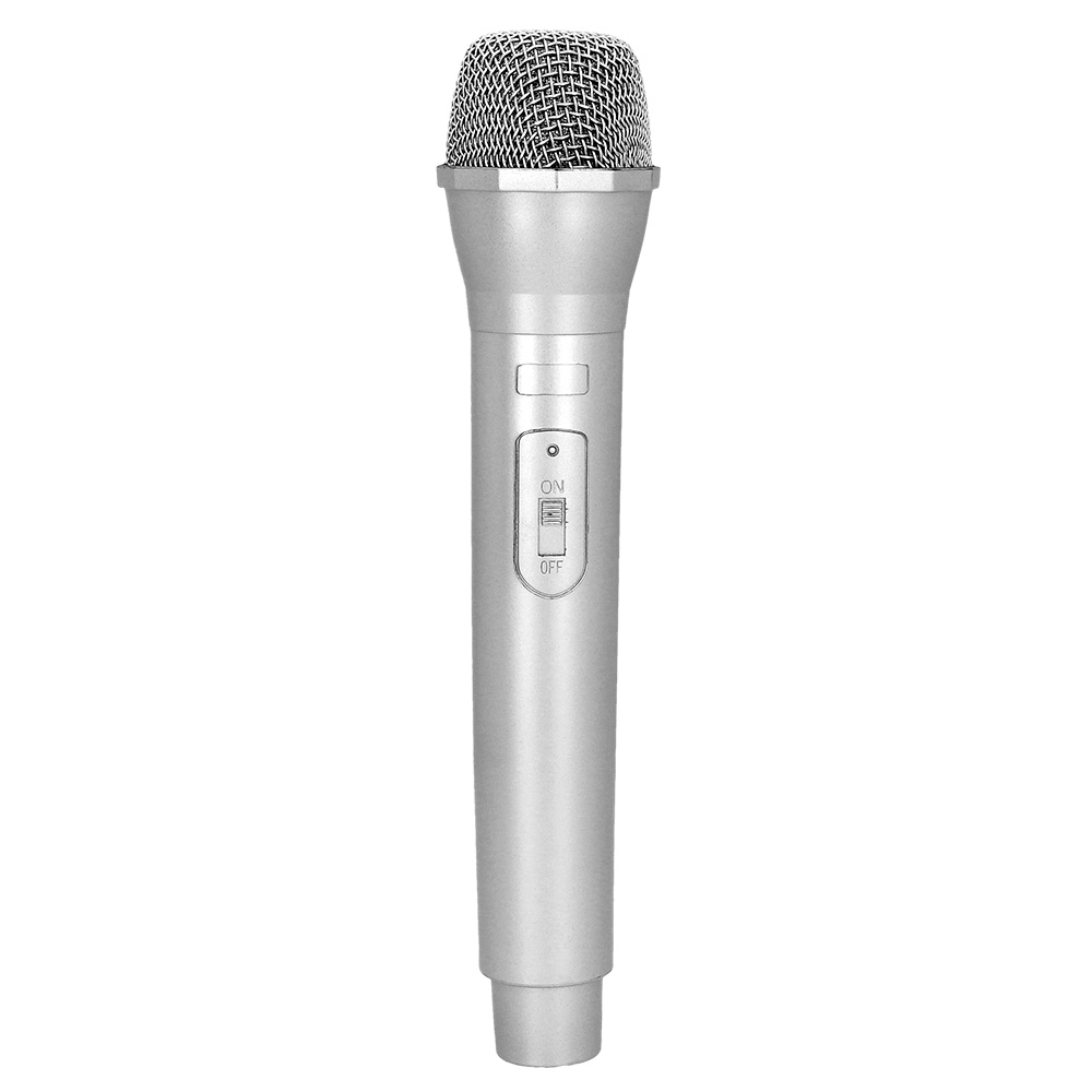 Microfoon zilver 23 cm