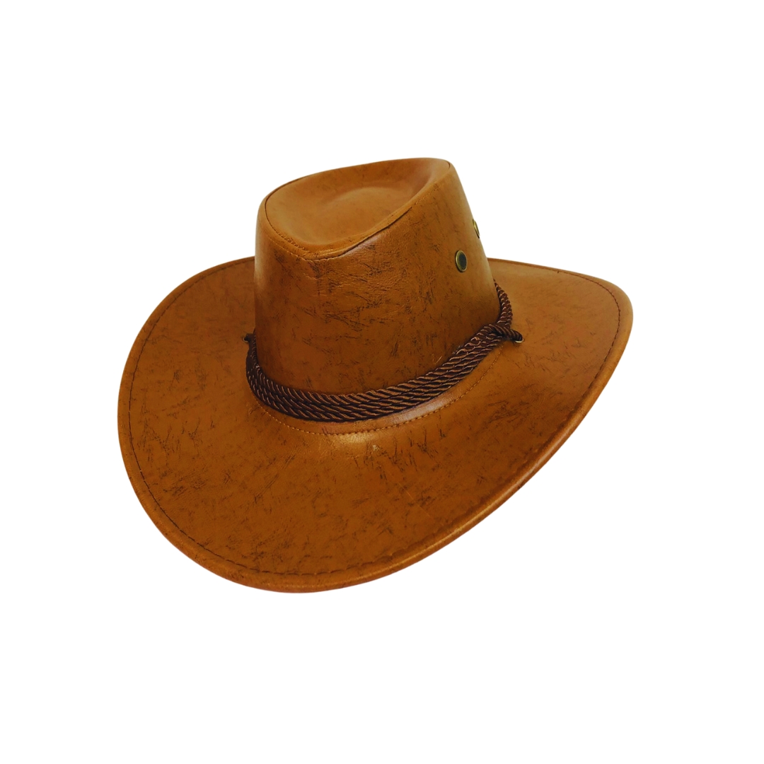 Cowboyhoed nepleer bruin
