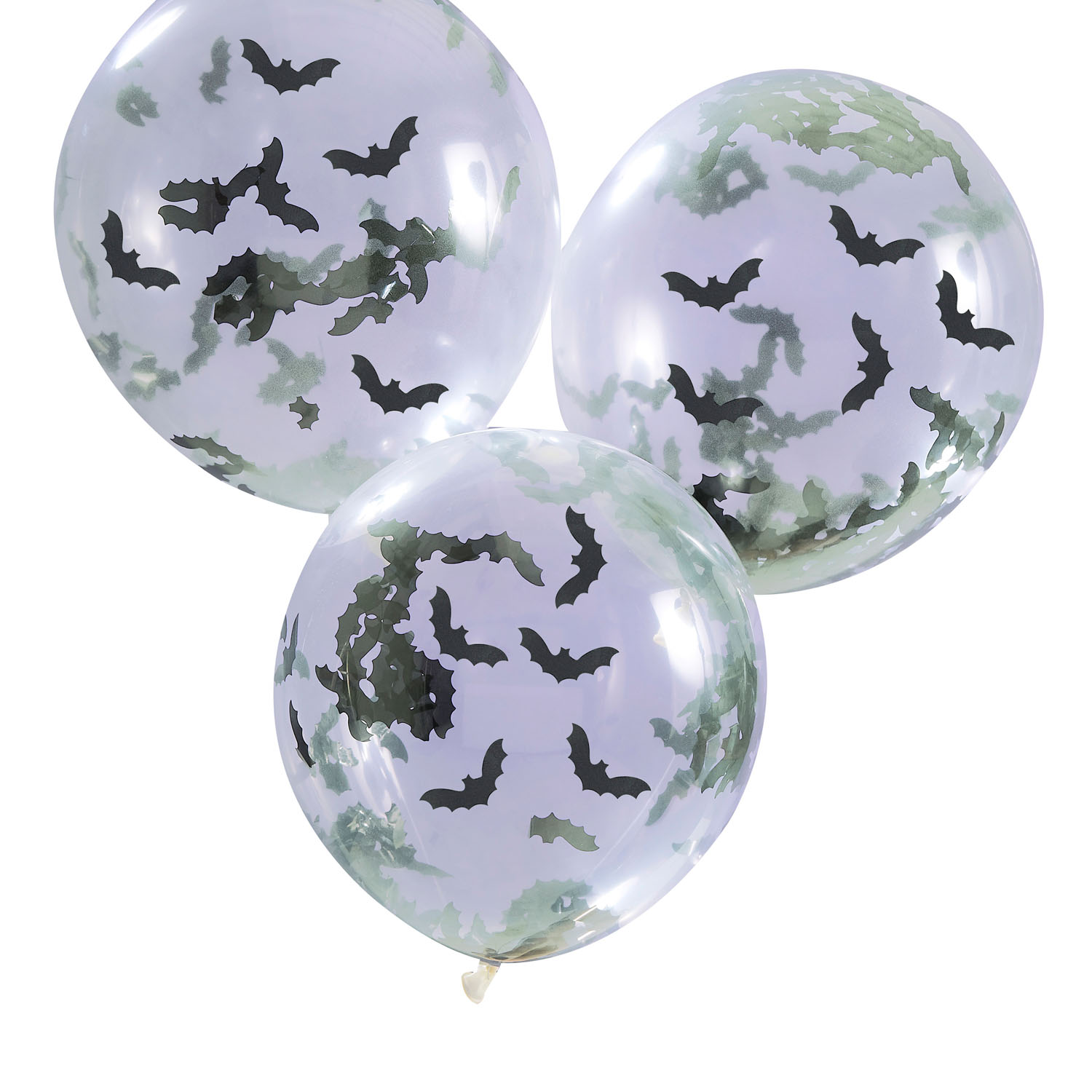 Ginger Ray - Halloween - Ballonnen vleermuis confetti