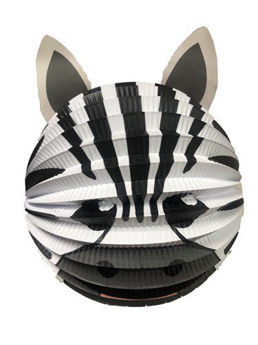 Lampion Dieren Zebra