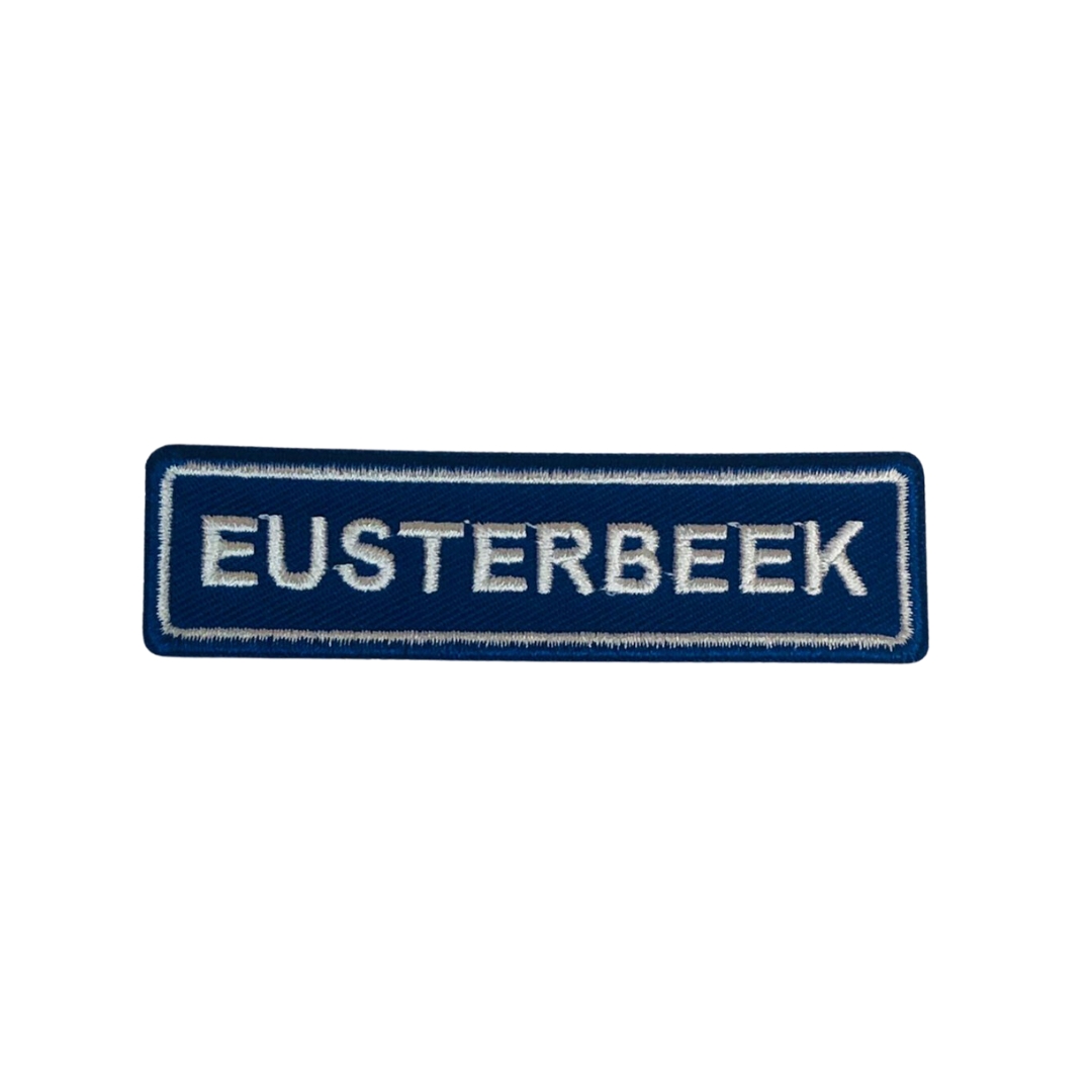 Straatnaambordje embleem Eusterbeek