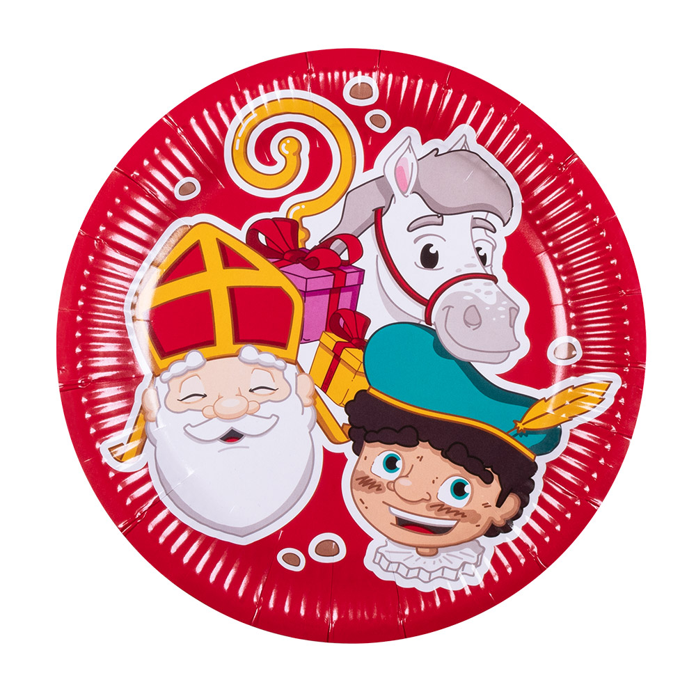 Sinterklaas Bordjes Papier 10 stuks