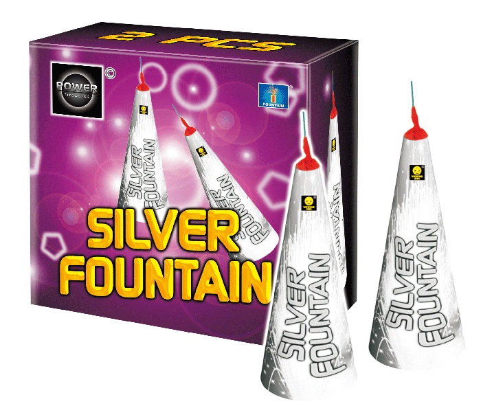 Silver Fountain - 2 stuks - Cat. 1 vuurwerk