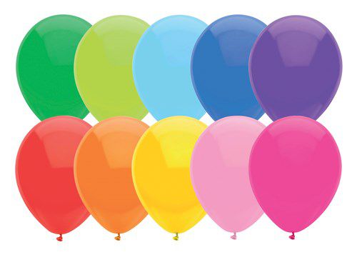 Ballonnen klein mixed 100 stuks