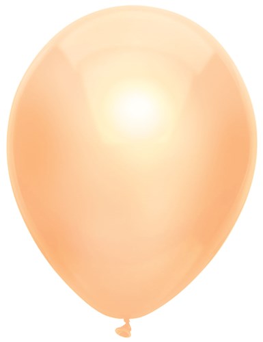 Ballonnen metallic rosé goud - 30 cm