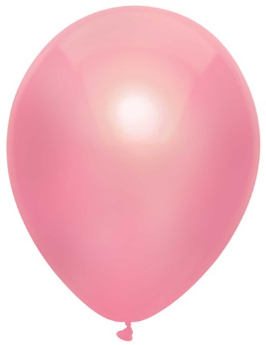 Ballonnen metallic roze - 30 cm