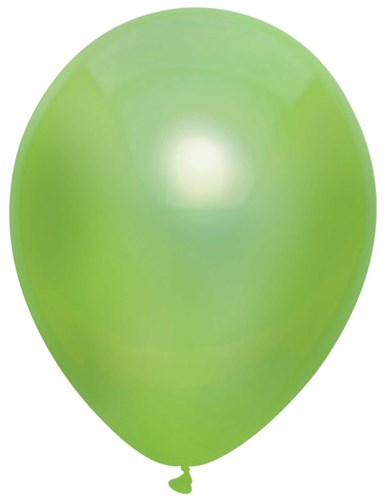 Ballonnen metallic lichtgroen