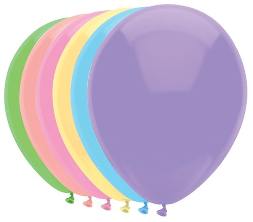Ballonnen pastel mixed - 30 cm