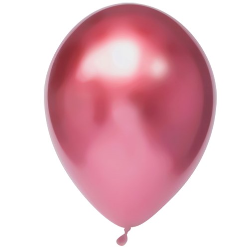 Ballonnen Chrome roze 30 cm - 50 stuks