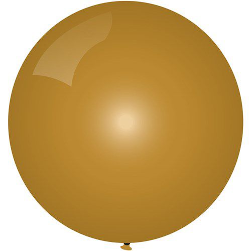Topballon goud  91 cm