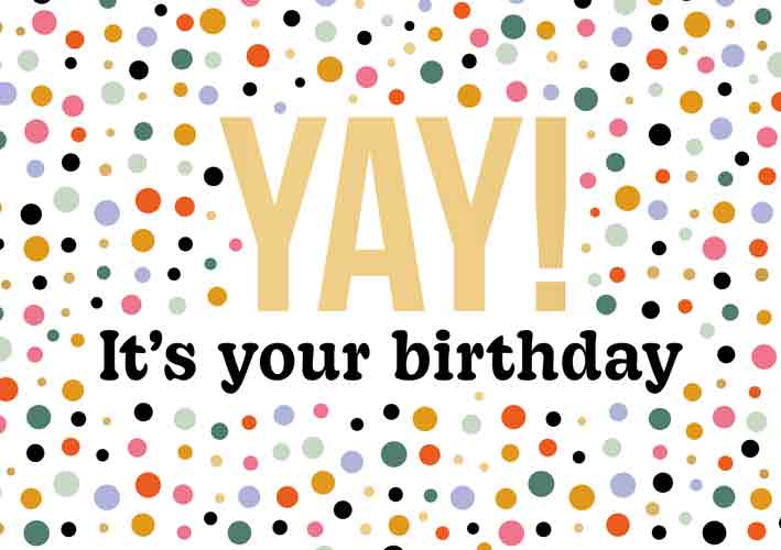 Wenskaart - Daisy - It's Your Birthday