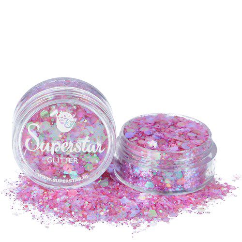 Superstar potje glitter chunky roze mermaid