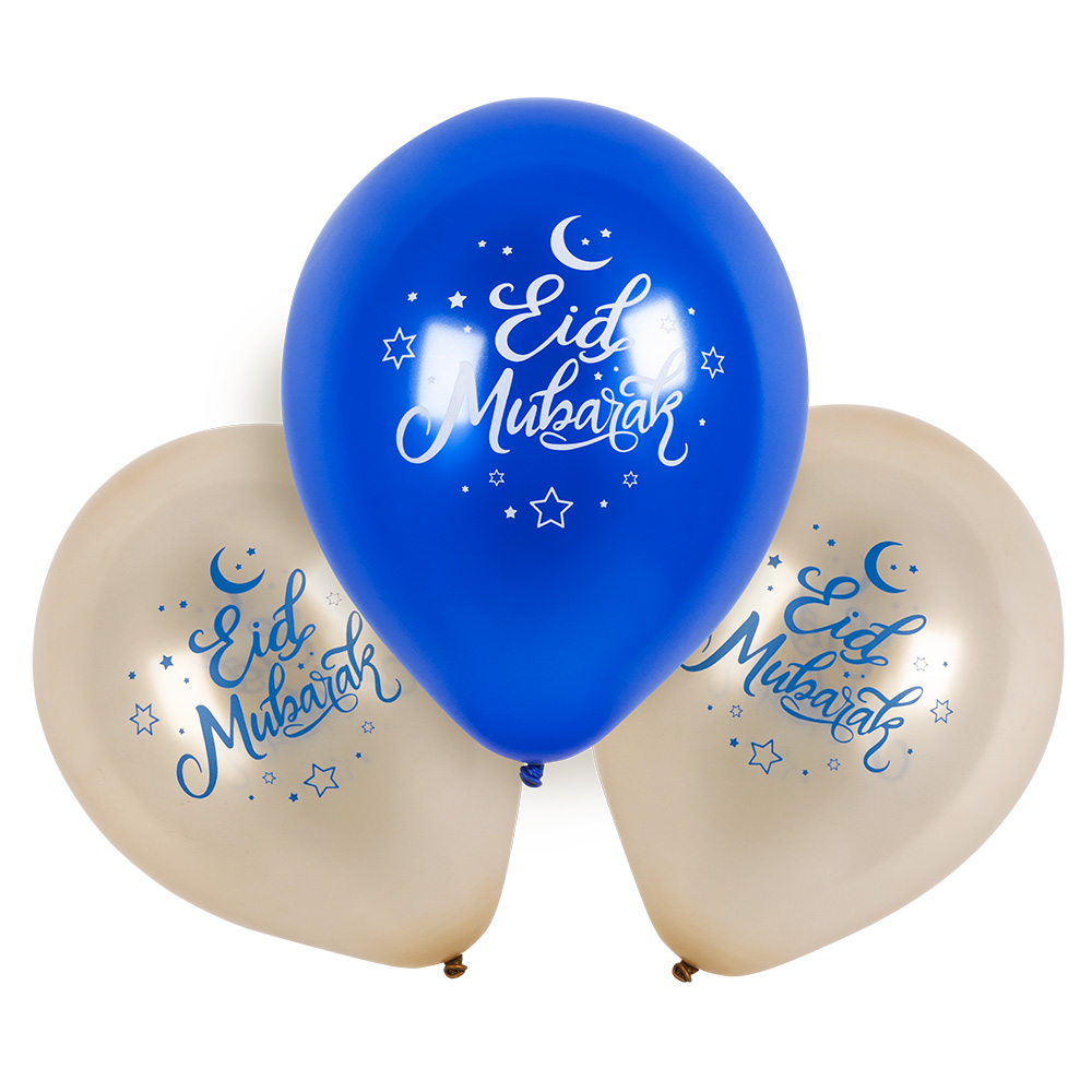 Eid Mubarak Ballonnen 6 stuks