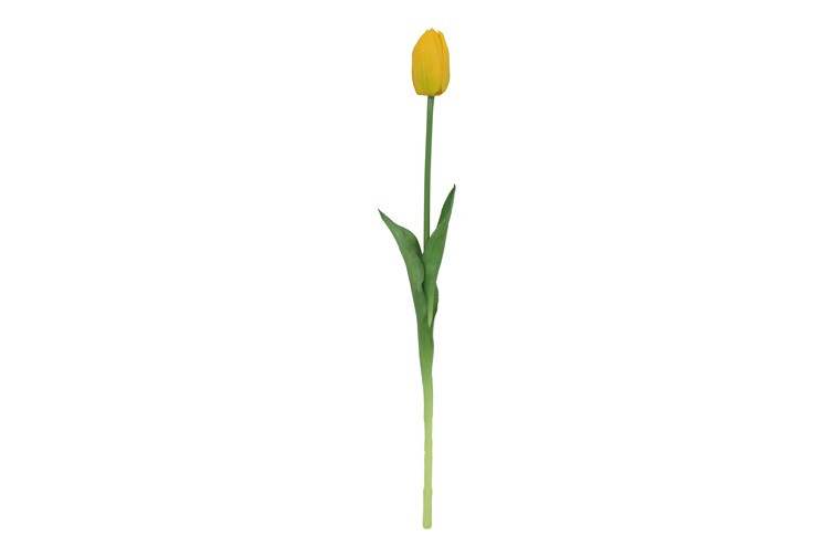 Kunstbloem Tulp - Geel - Zijdebloem