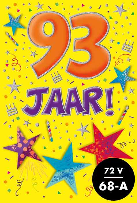 Verjaardagskaart - That Funny Age - 93 jaar - met Envelop