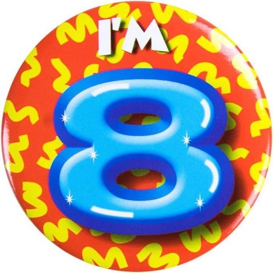 Button 8 jaar