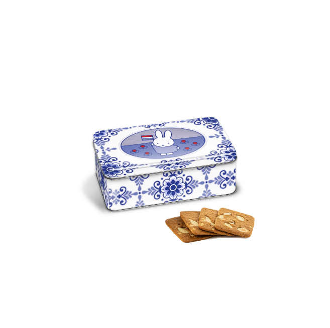 Koek Blik Nijntje - Delfts Blauw - Inclusief Koekjes