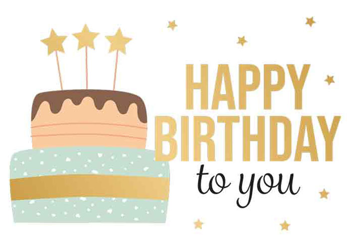 Wenskaart Daisy Happy Birthday To You