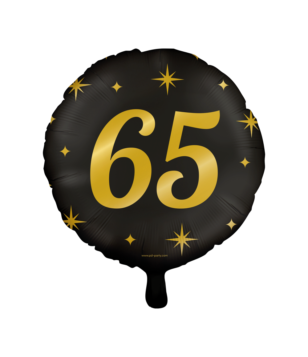 Folieballon Classy - 65 jaar