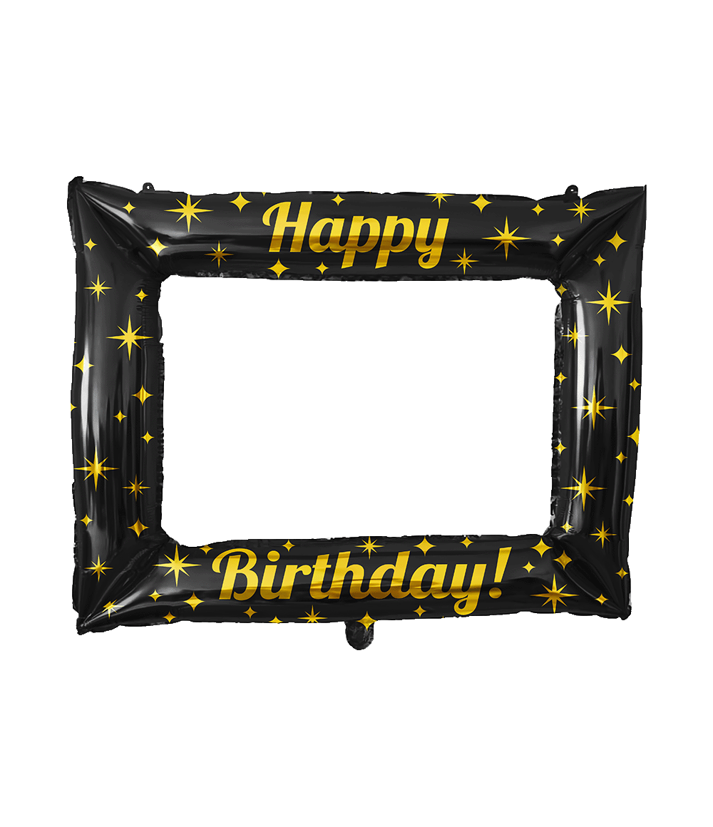 Gefeliciteerd Photo Frame - Happy Birthday - Goud-Zwart