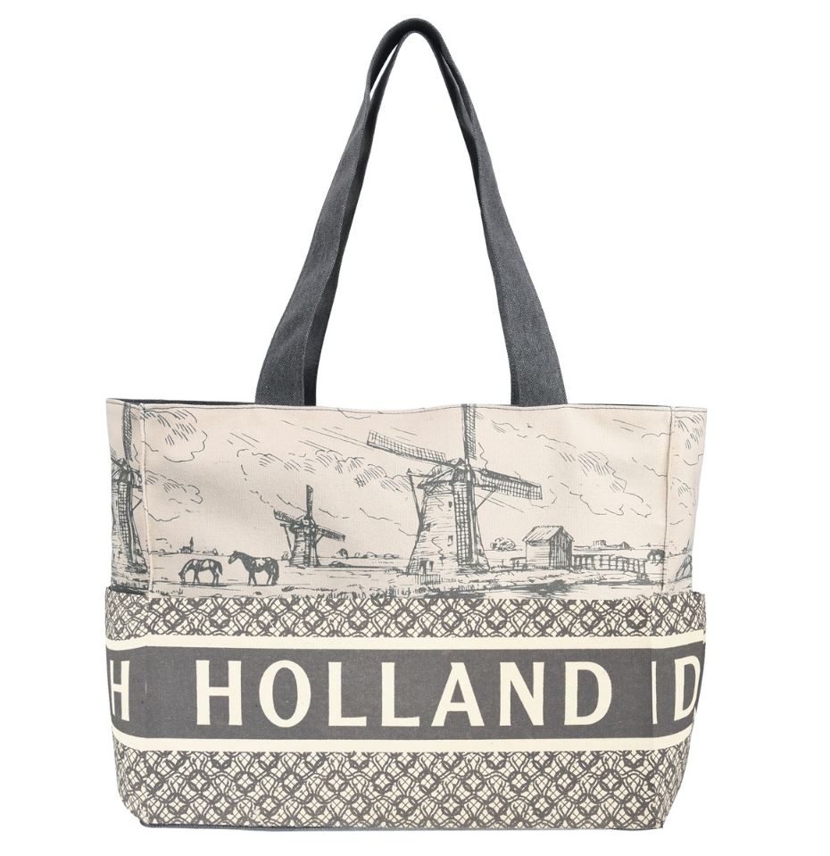 Shopper Holly Denim - Schoudertas Grijs