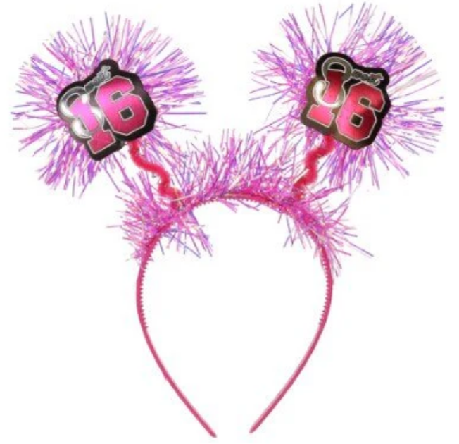 Diadeem Roze - Sweet 16 - Verjaardag 16