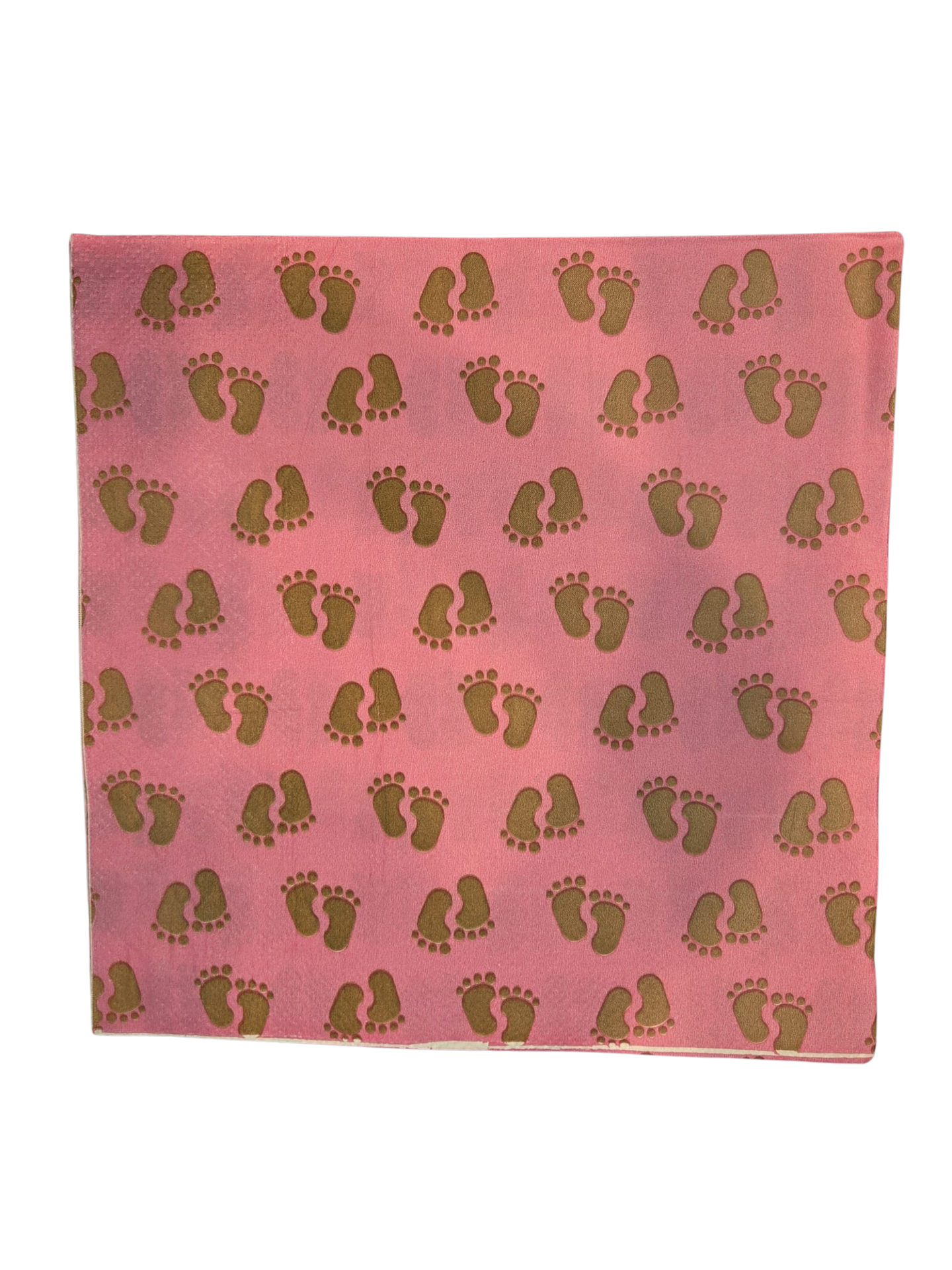 Servetten Geboorte - Meisje Roze Voetjes - 20 stuks