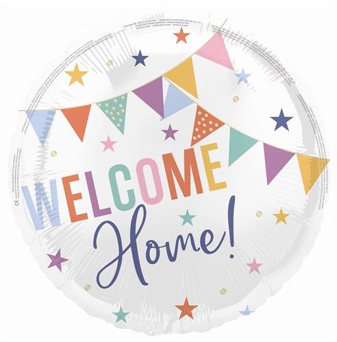 Folieballon Welkom Thuis - Welcome Home - 45 cm