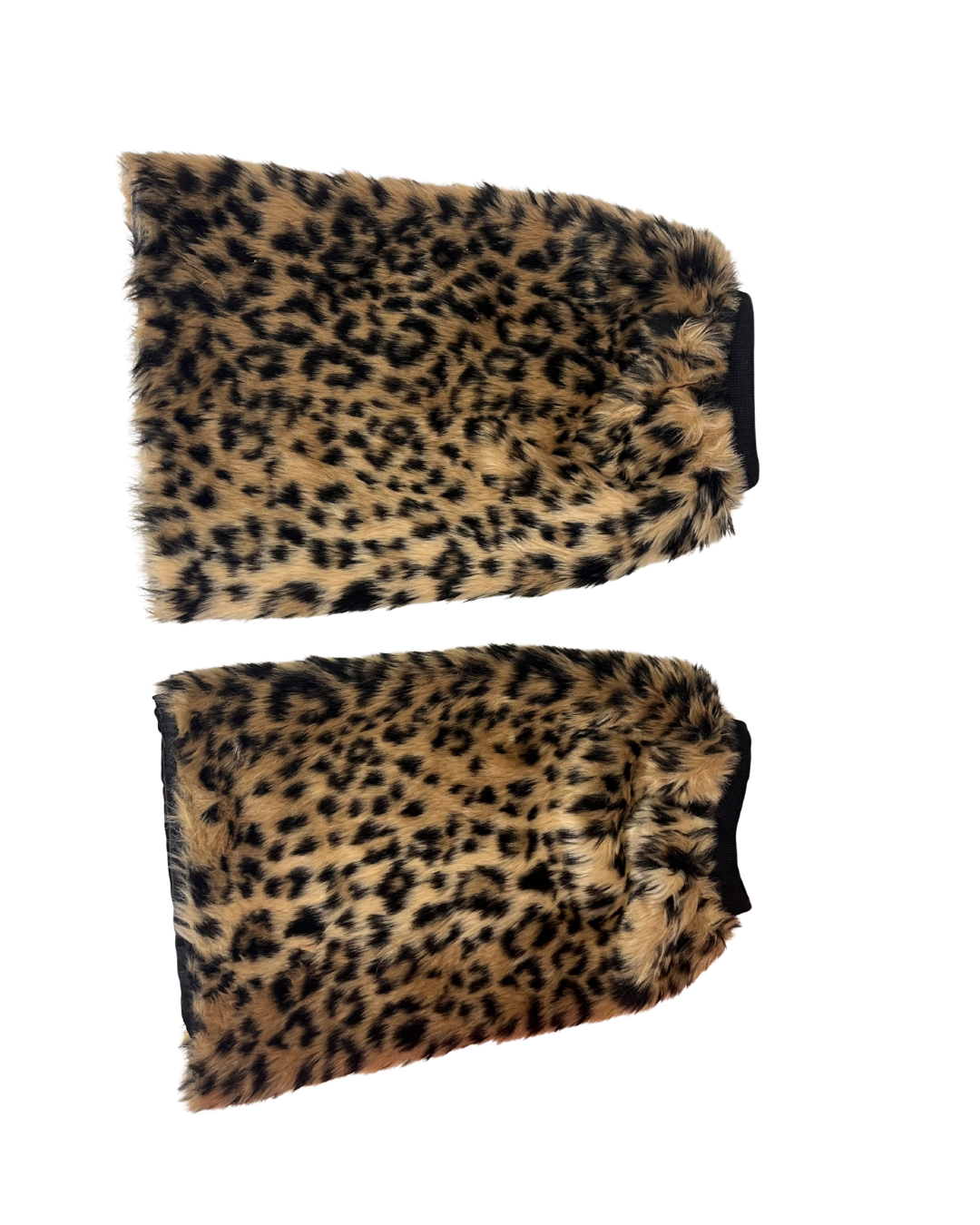 Beenwarmers Panter Print - Pluche Volwassenen