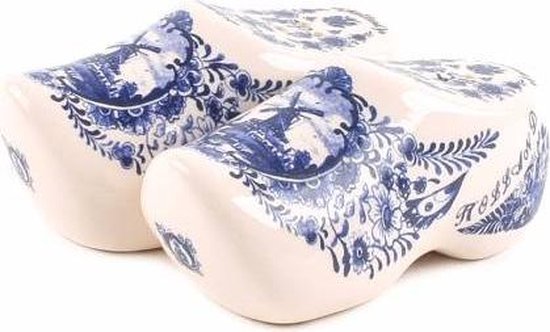 Peper & zout klompen Delfts blauw