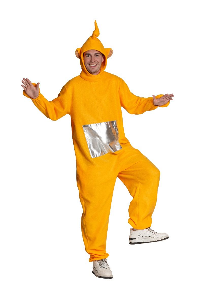 Fun Kostuum - Laa-Laa Geel - Volwassenen