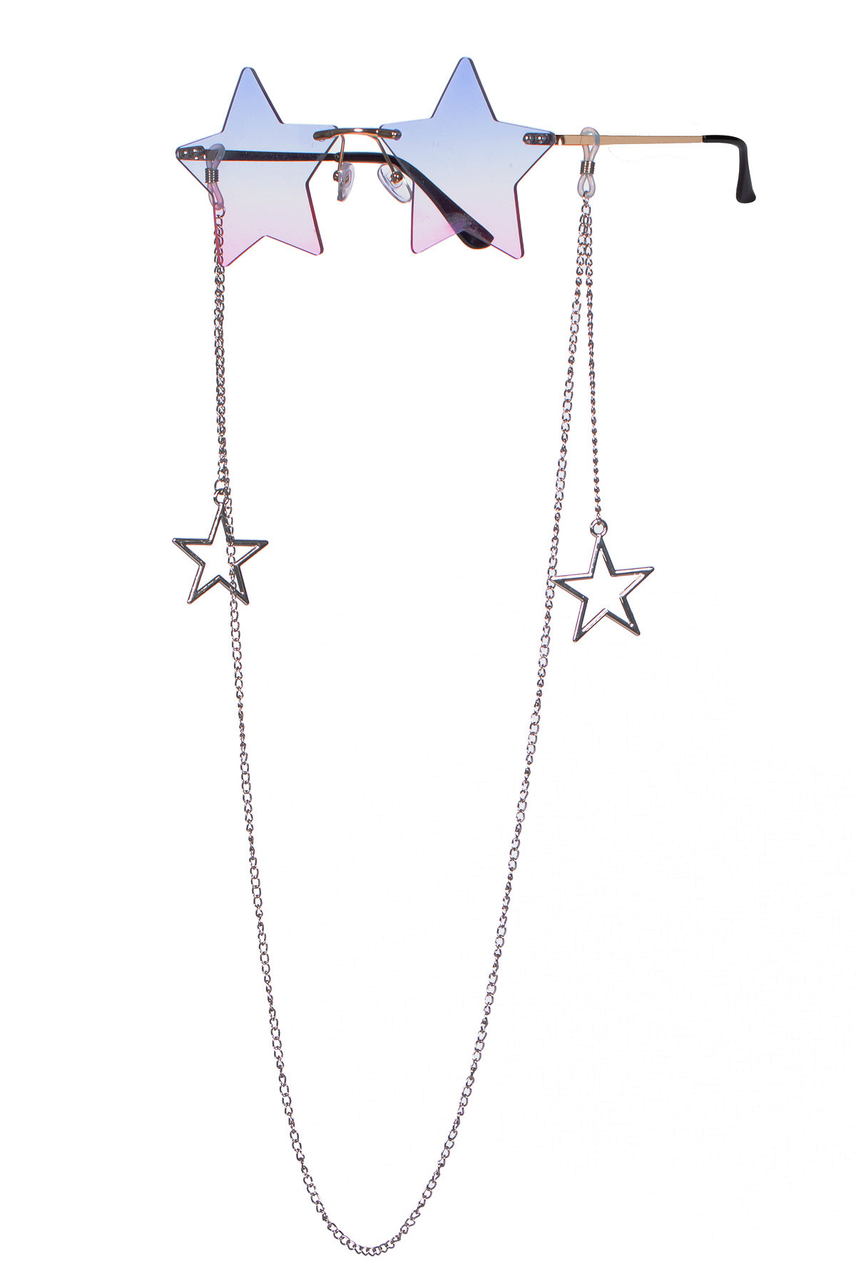 Feestbril - Festival Bril - Ster met Ketting
