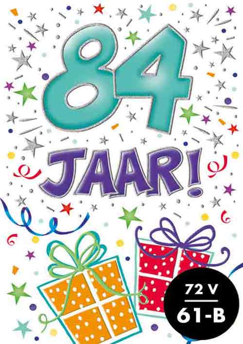 Verjaardagskaart That funny age 84 jaar