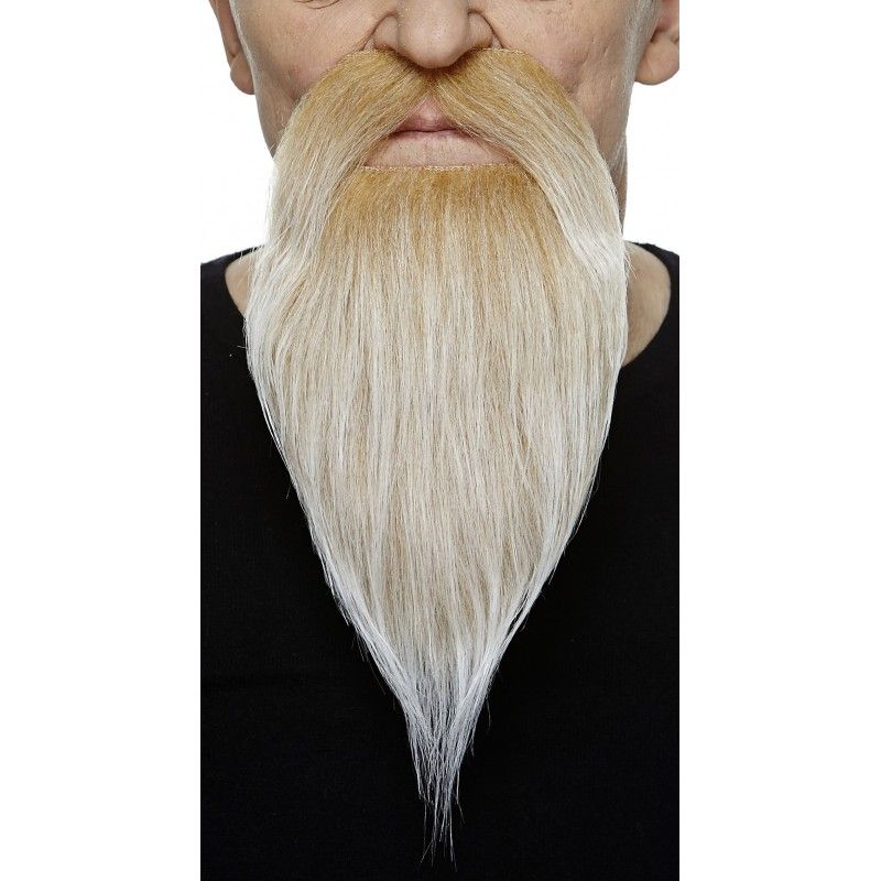 Snor met Baard - Blond Imitatiebont - Zelfklevend