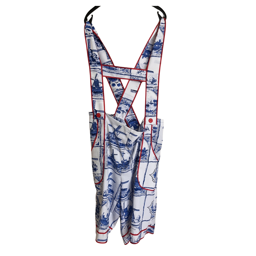 Tweedekans - Nieuw -   Delftsblauw Broek overall - Heren - Maat M