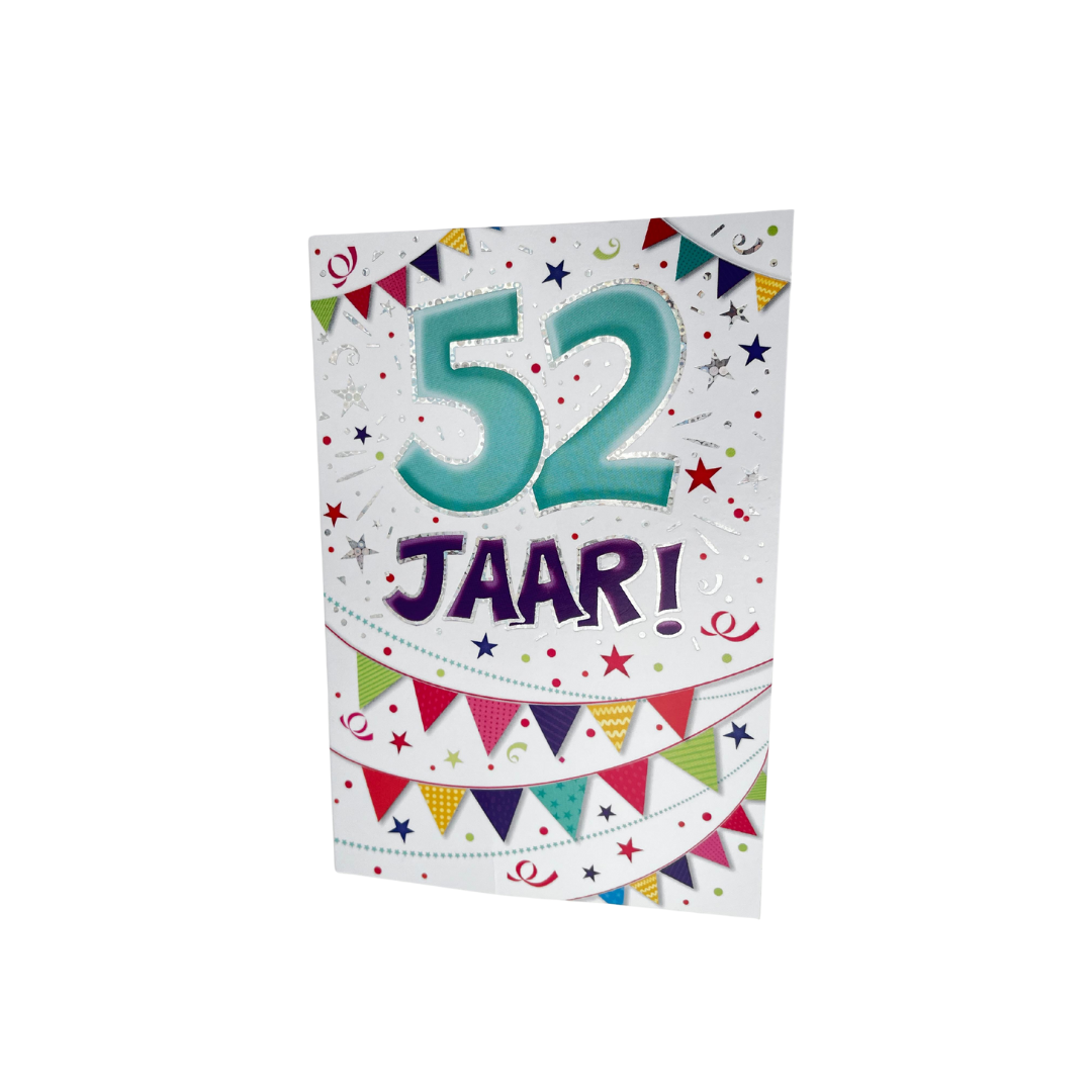 Verjaardagskaart That funny age 52 jaar