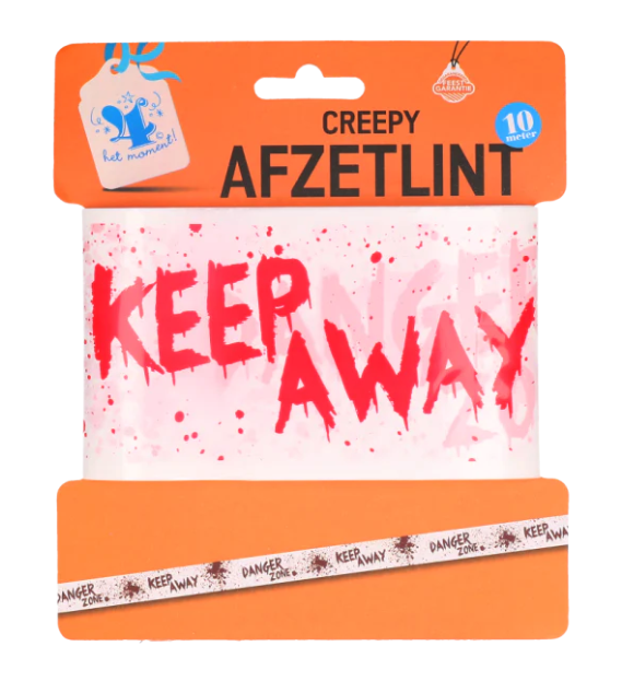 Afzetlint Halloween - Keep Out Danger Zone - 10 Meter