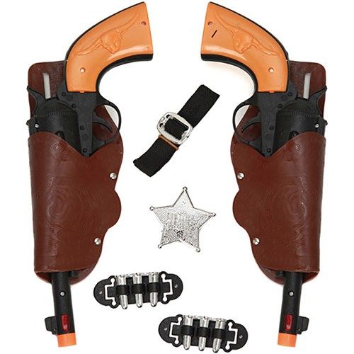 Cowboy Pistolen Set - 6-delig - 2 stuks